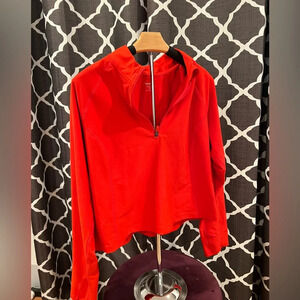 PowerSoft Cropped Quarter-Zip Performance Top